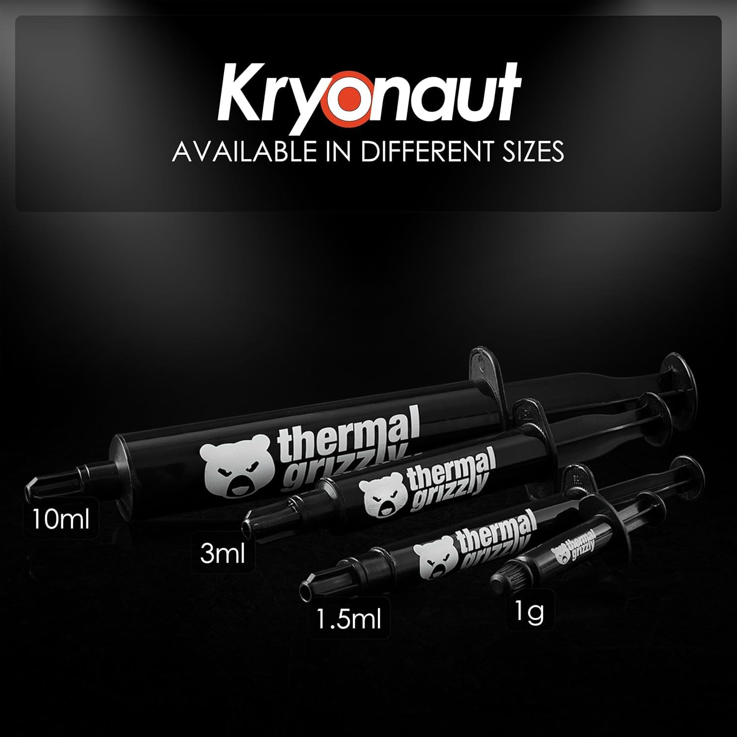 Thermal Grizzly Kryonaut – 1 Gram – Extremly High Performance Thermal Paste – fo