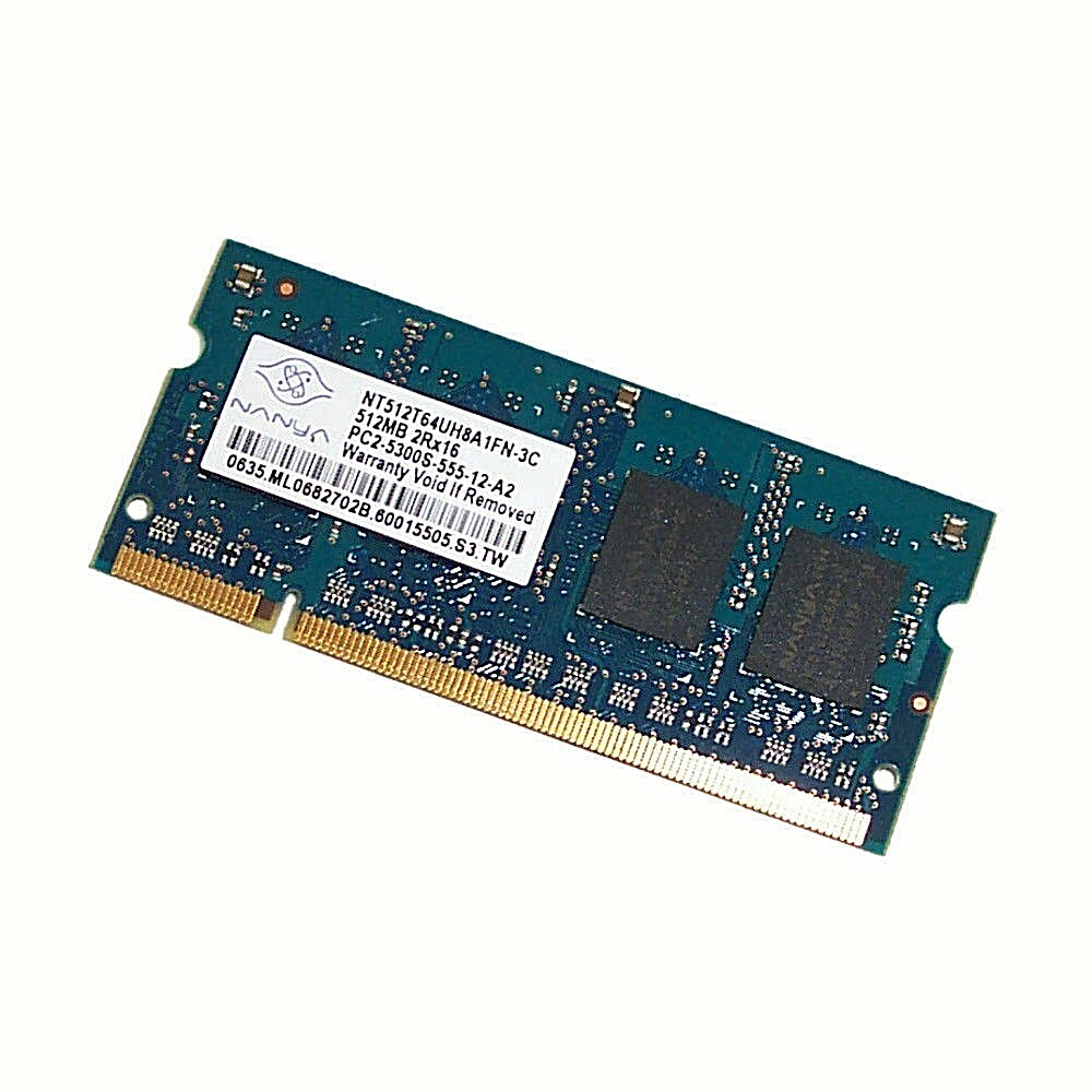 NANYA 512MB – Laptop Printer Memory RAM 2Rx16 PC2-5300S NT512T64UH8A1FN-3C 170