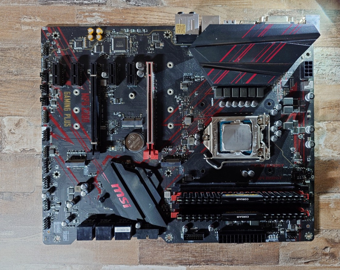 MSI MPG Z390 Gaming Plus + Intel i5 8600k + 16GB DDR4 Combo