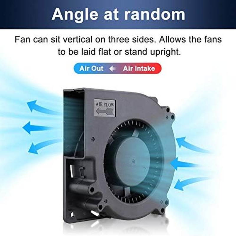 Wathai EC 120Mm X 32Mm 120V Blower Fan Duall Ball High Airflow Centrifugal Blowe