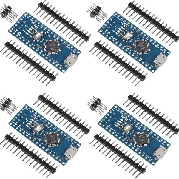 4pcs Arduino Nano V3.0 ATmega328P 16MHz Micro USB Board CH340 Driver
