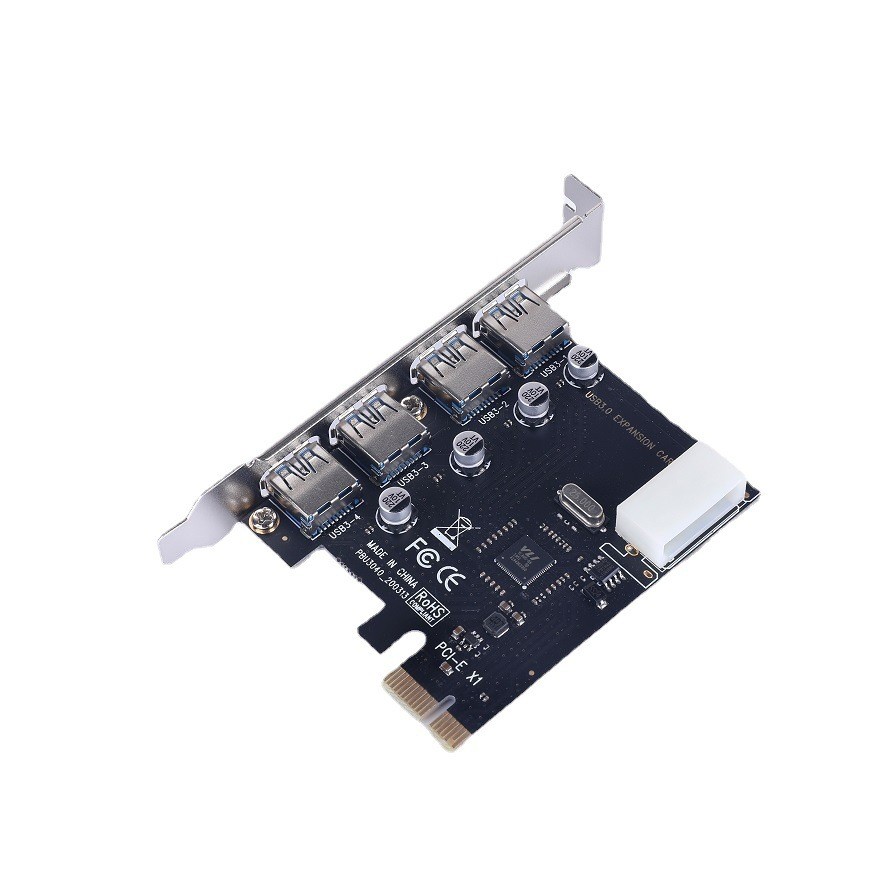 3.0 PCI-E to USB Expansion Built-in desktop 4-port high-speed 3.0USB