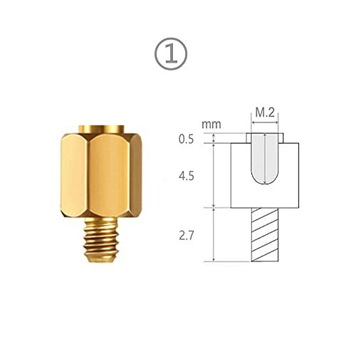 M.2 SSD Mounting Screws Kit for PS5 and Asus Gigabyte ASRock Msi AVE-003
