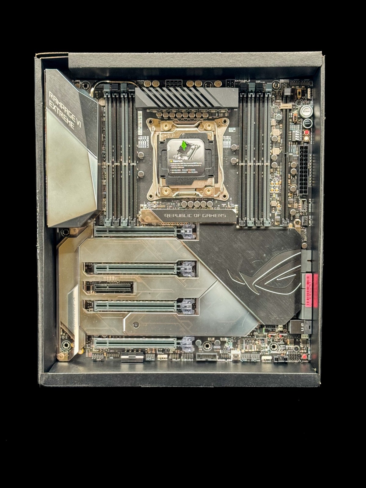ASUS ROG RAMPAGE VI EXTREME Intel LGA 2066 Extended ATX Motherboard