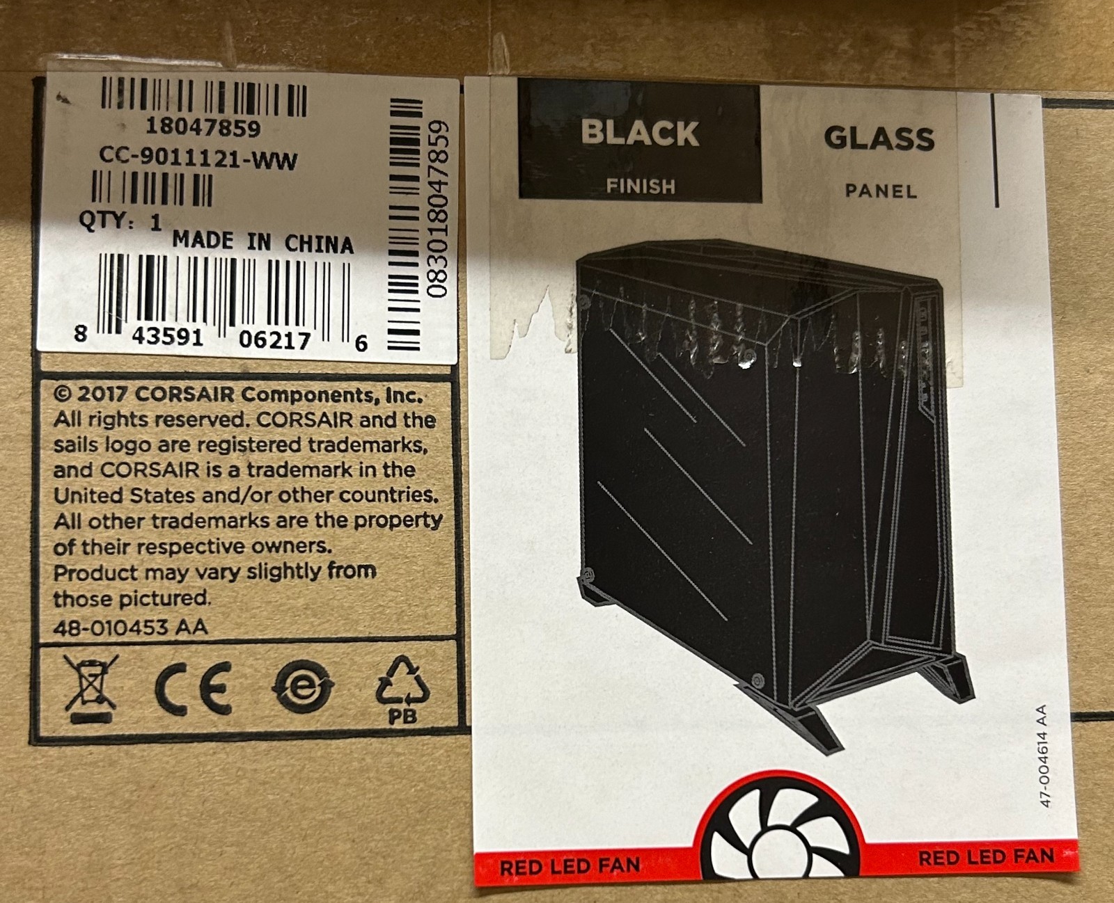 CORSAIR Carbide Series SPEC OMEGA Tempered Glass Mid Tower ATX Gaming Case Black