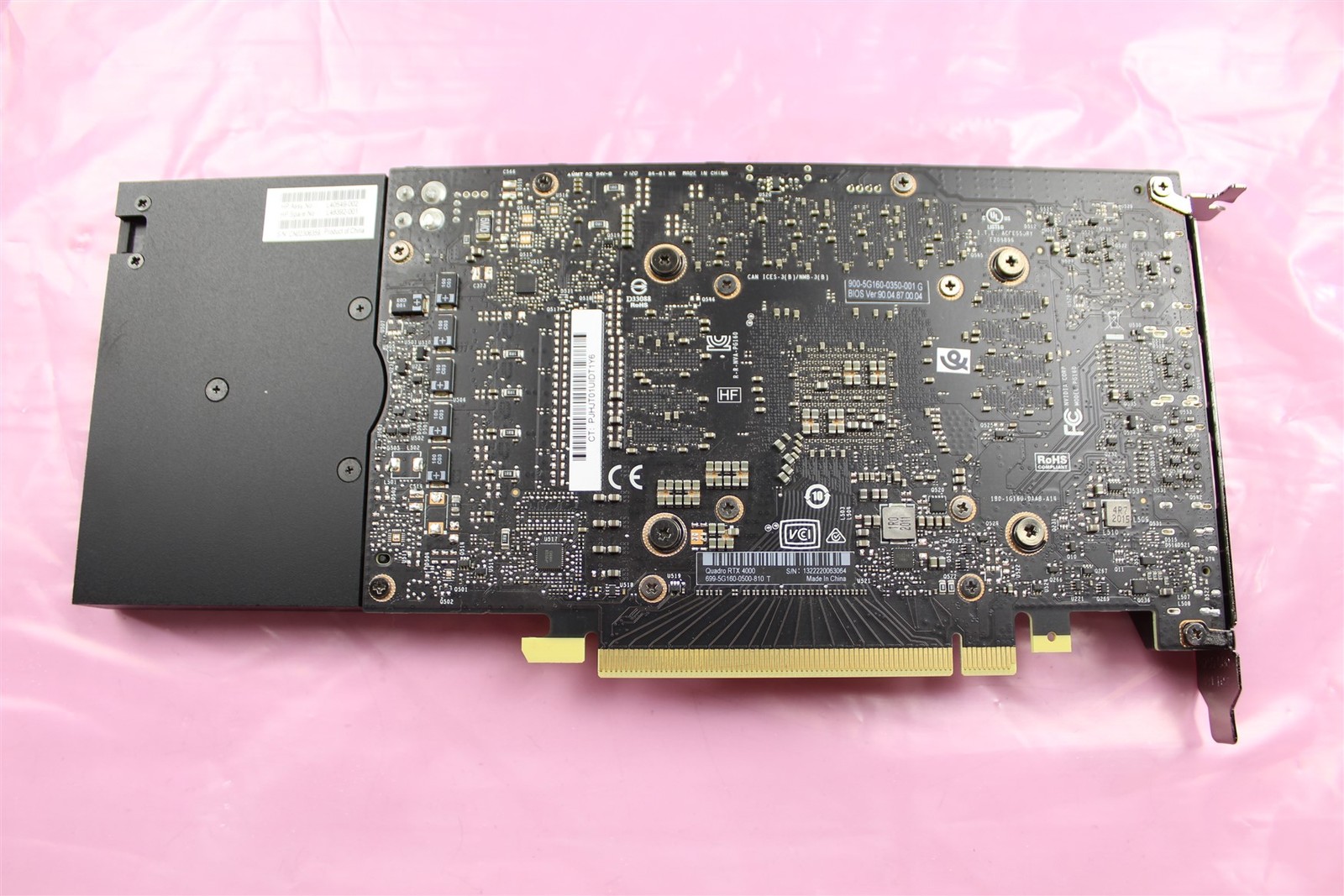 HP NVIDIA Quadro RTX 4000 8GB GDDR6 Video Graphics Card DPx3 USB-C