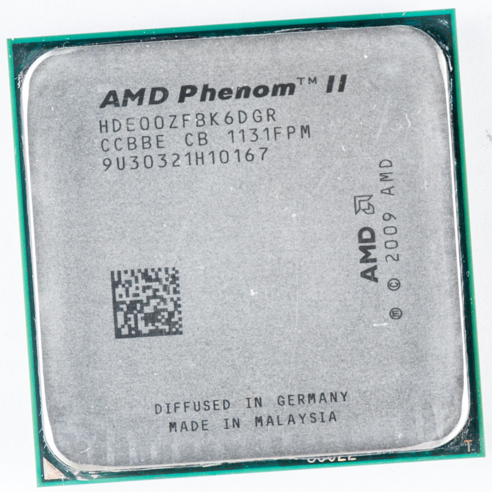 AMD Phenom II X6 1100T Black Edition AM3 3.3GHz Thuban Six Core HDE00ZFBK6DGR