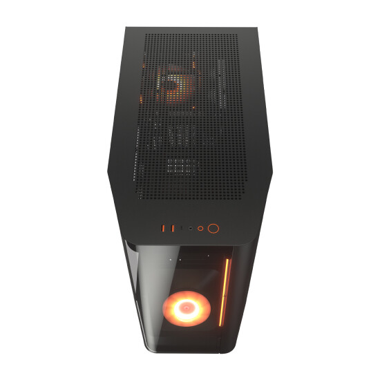 COUGAR FV270 RGB Black Mid Tower E-ATX Case w/ Build-in ARGB PWM Fan