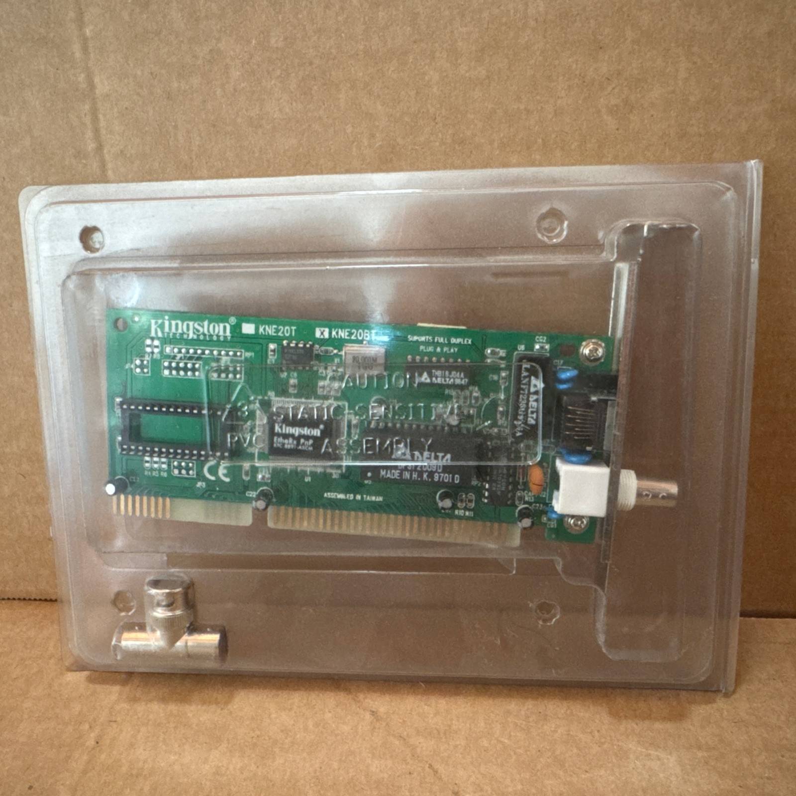 Kingston EtherRx PnP Ethernet, KNE20BT RJ-45 Ten Base T 10BT Network Card