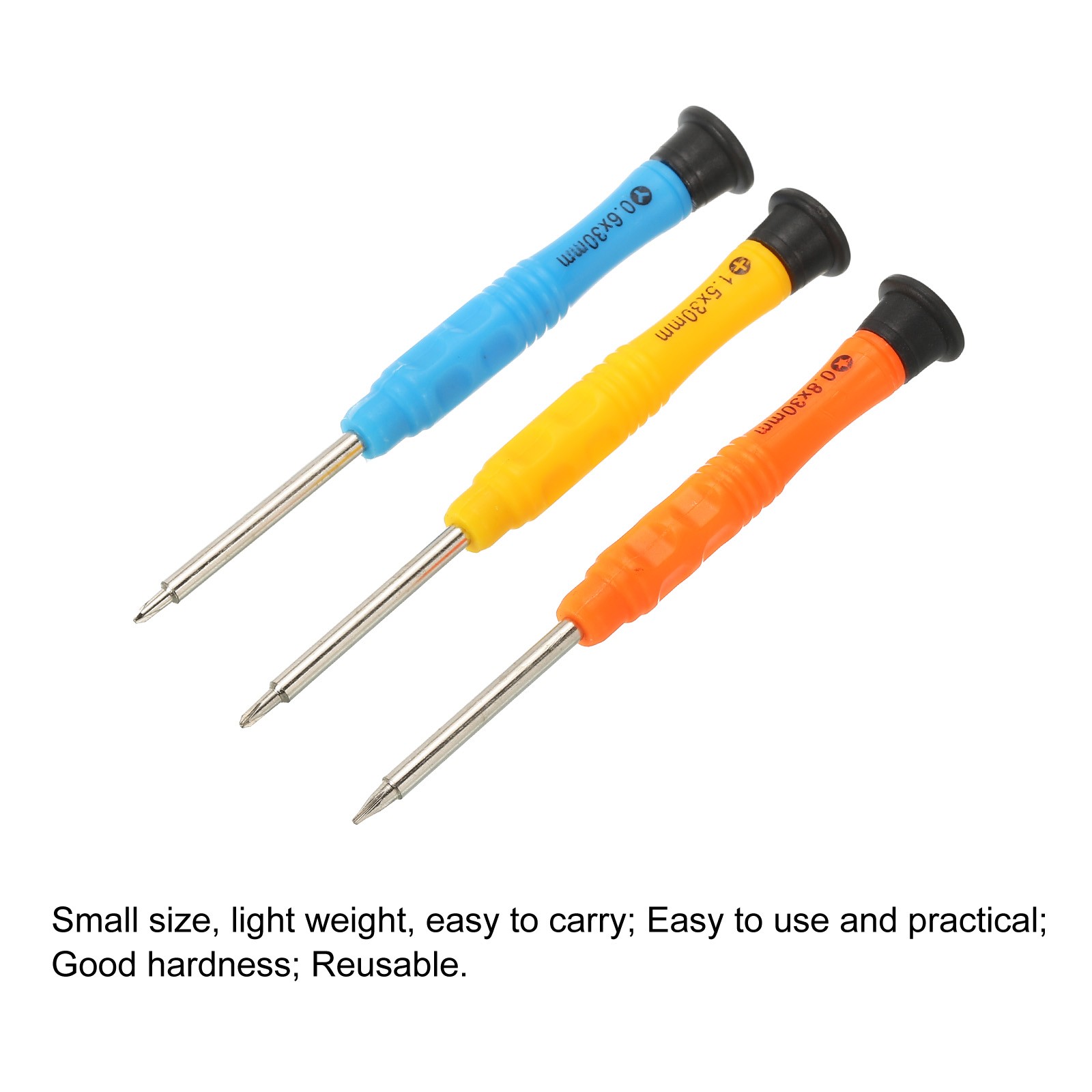 Phone Pry Opening Tools Screwdriver Spudger Kit Set 8 in 1 (P1.5, Y0.6, T0.8)