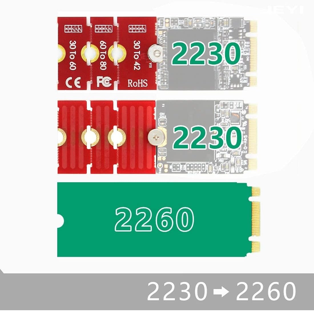 M2 M2PLUS NGFF NVME m. 2 Extended Transfer 2230, 2242, 2260, 2280 M2 Change L…