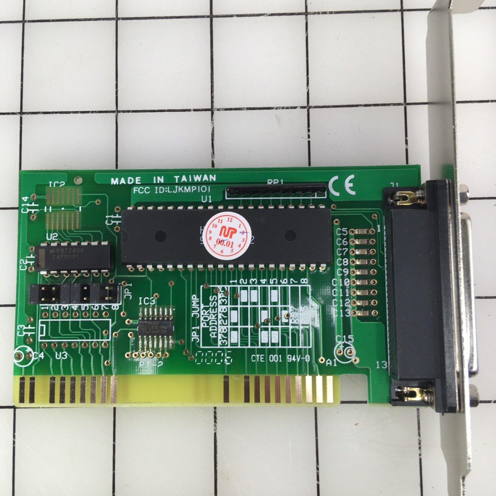 Vitex ISA Parallel Port Card 1P DB25 LPT Printer Interface Vtg PC Original Box
