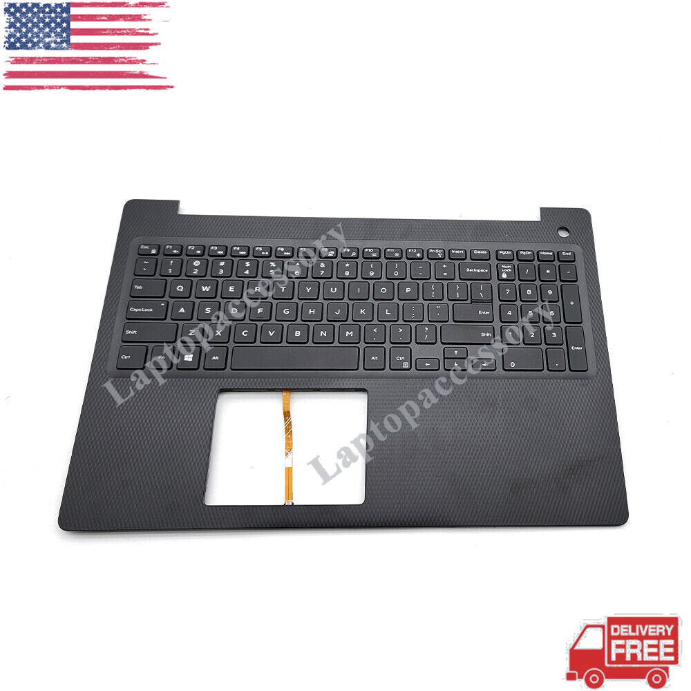 Palmrest For Dell Inspiron 15 3580 3581 3582 3583 Keyboard Backlit 0P4MKJ Black