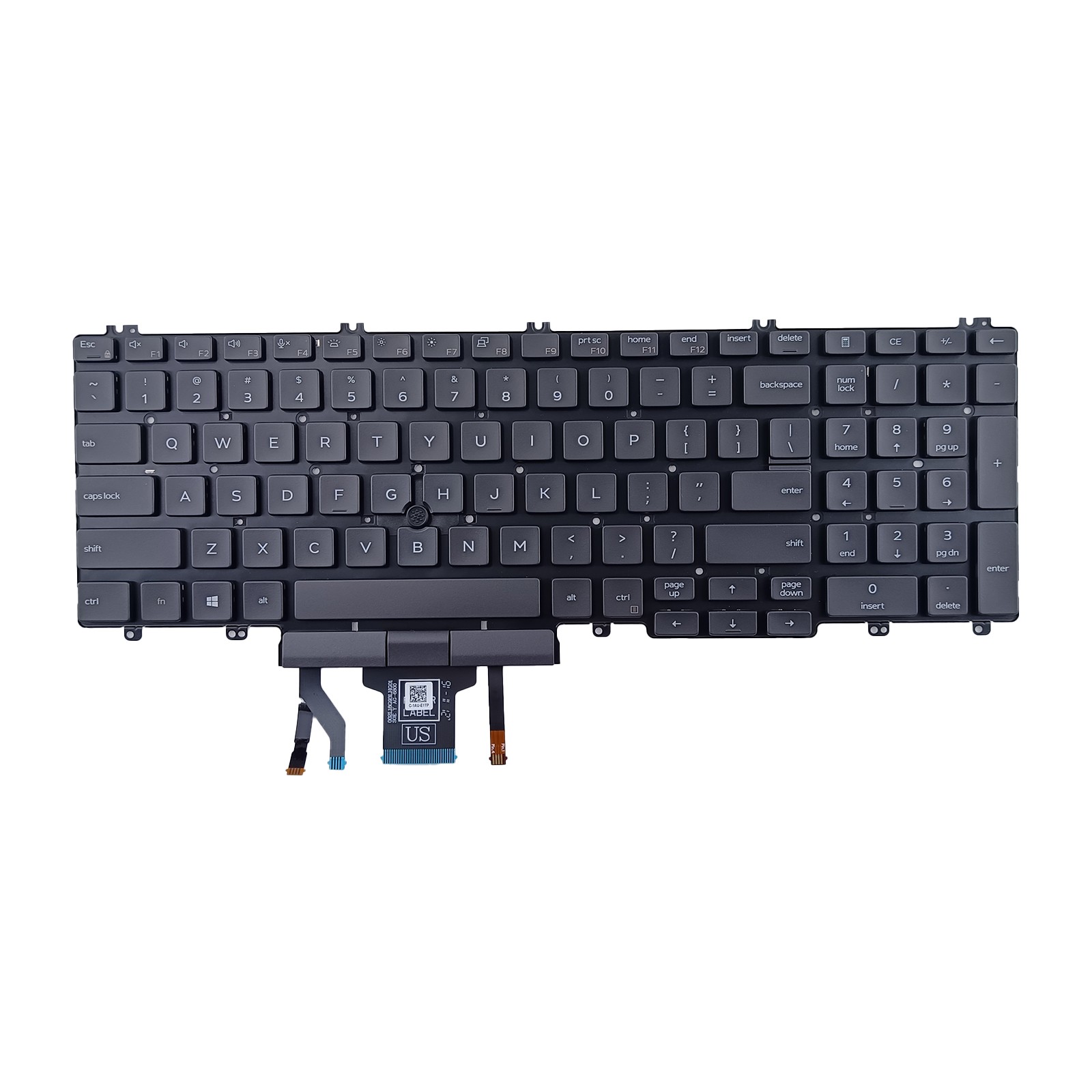 Keyboard with Backlight/Pointer For Latitude 5500 5501 5510 5511 0MMH7V US