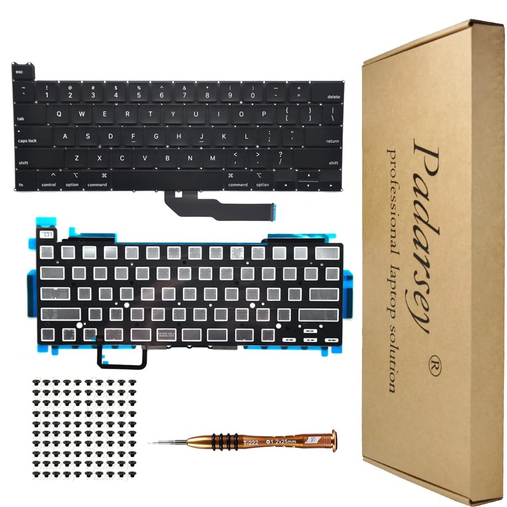 Backlight Backlit Keyboard with MacBook 13 inch A2251 Released 2020 US Layout…