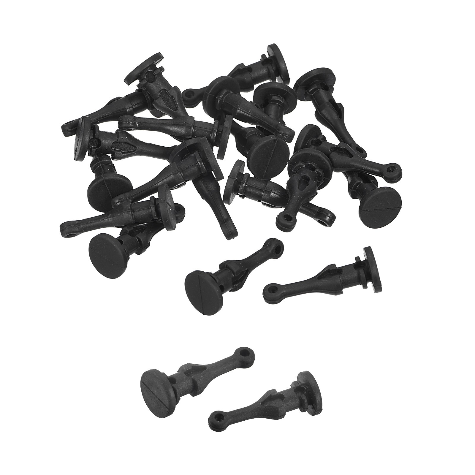 20pcs 9mm x 22.7mm Silicone Case Fan Mount Screws Pin Rivet Reduce Vibration
