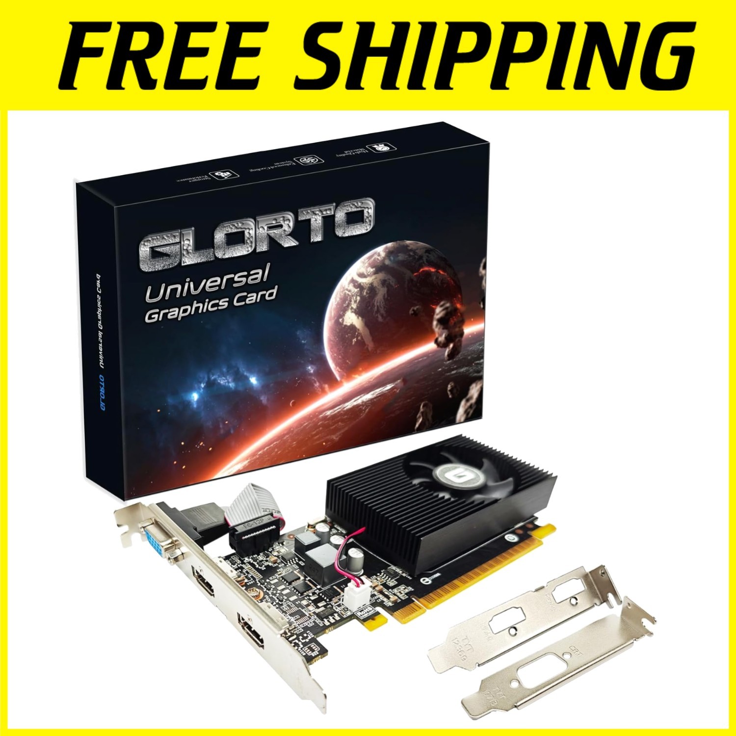 Low Profile GT 730 GPU, Dual HDMI/VGA 2G//