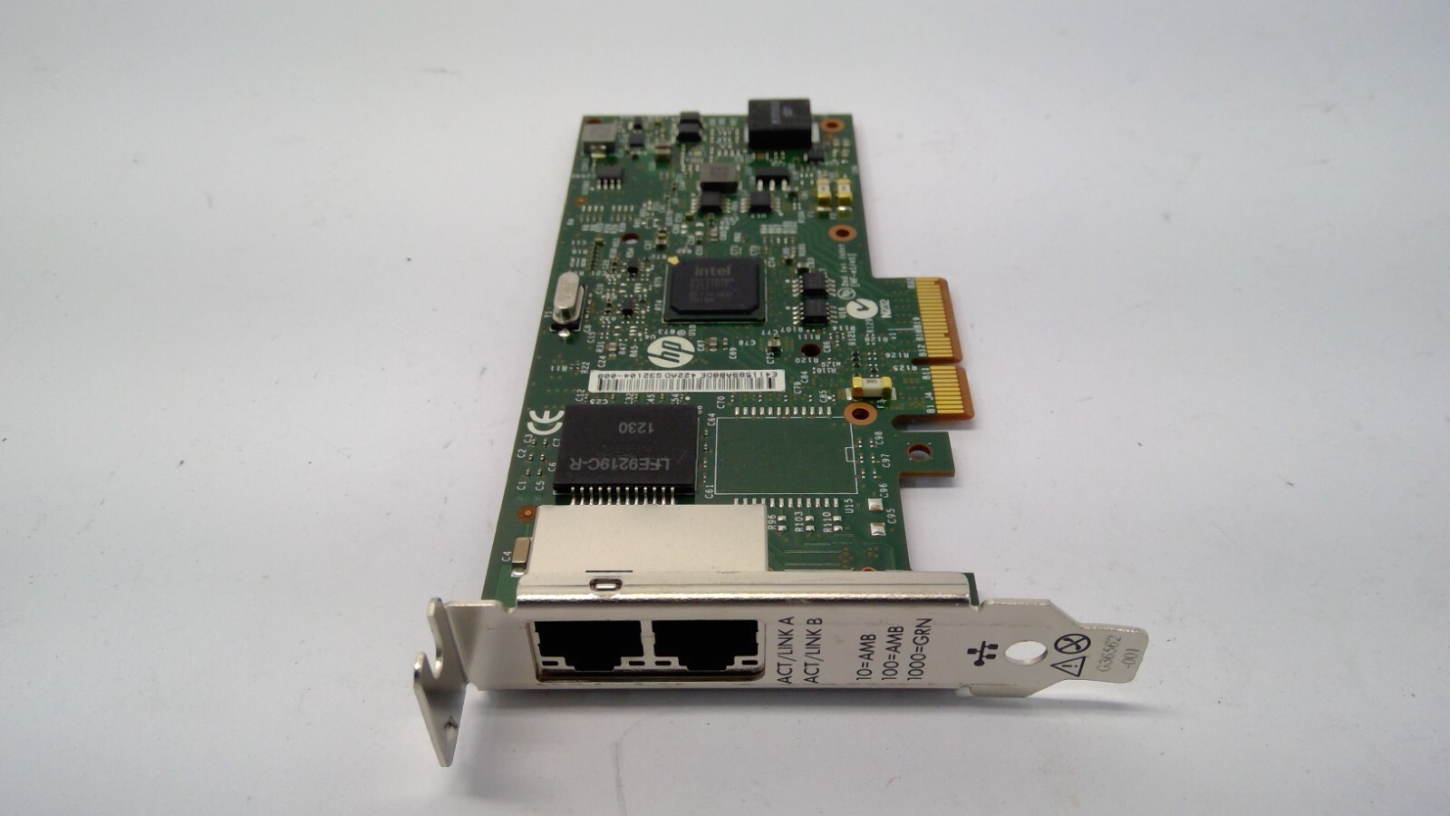 HP 361T Dual Port 1GB Ethernet Adapter Full Height 656241-001 Low Profile