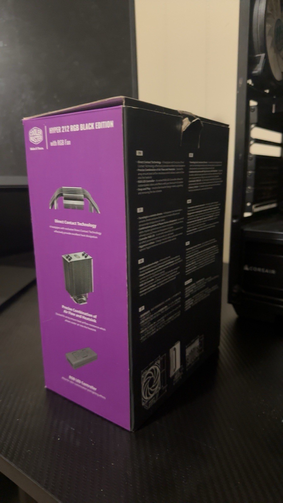 Cooler Master Hyper 212 RGB Black Edition CPU Fan with Multicolor RGB
