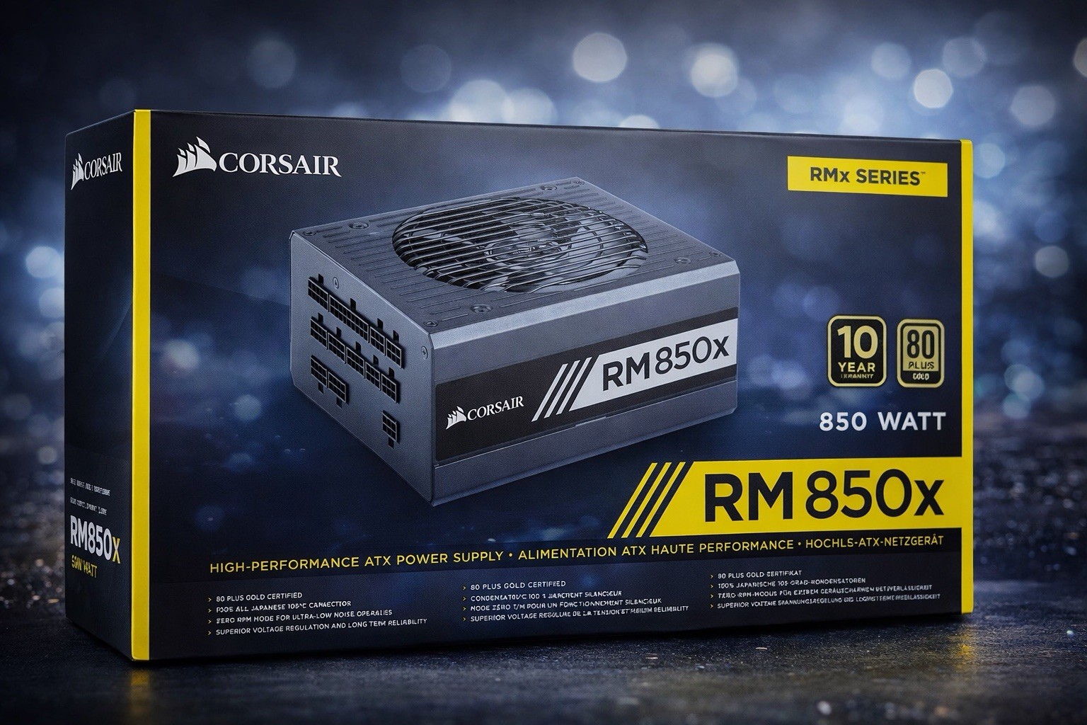 Corsair RM850x Shift ATX Power Supply, Fully Modular 80 Plus Gold All Cables
