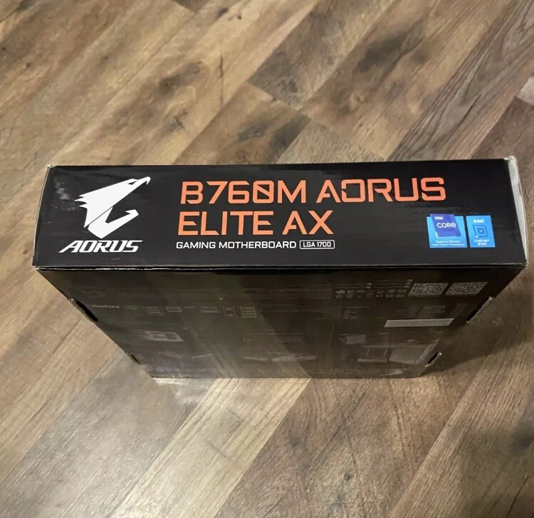NEW! Gigabyte B760M Aorus Elite AX DDR5 Intel Socket LGA 1700 Motherboard