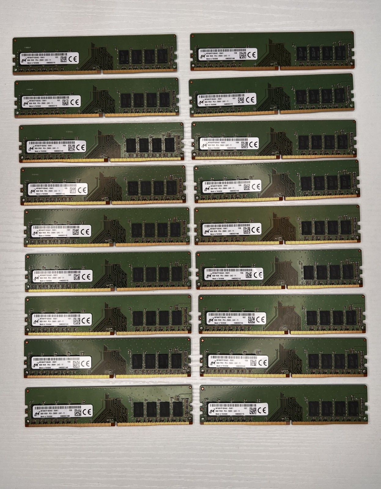 Micron 16GB RAM KIT 2666MHz (2X8GB) (DDR4 SDRAM) Memory (MTA16ATF2G64AZ-2G6E1)