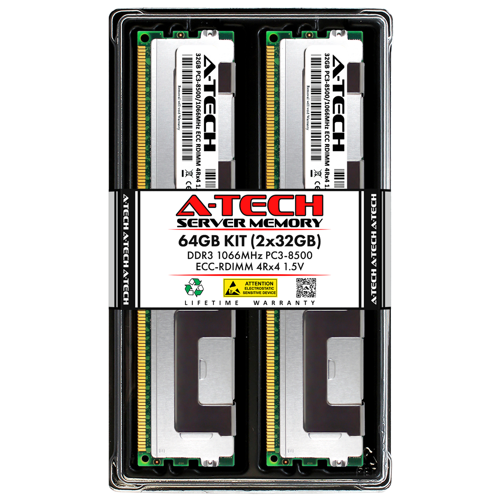64GB 2x 32GB PC3-8500R RDIMM ASUS RS700-X7/PS4 Memory RAM