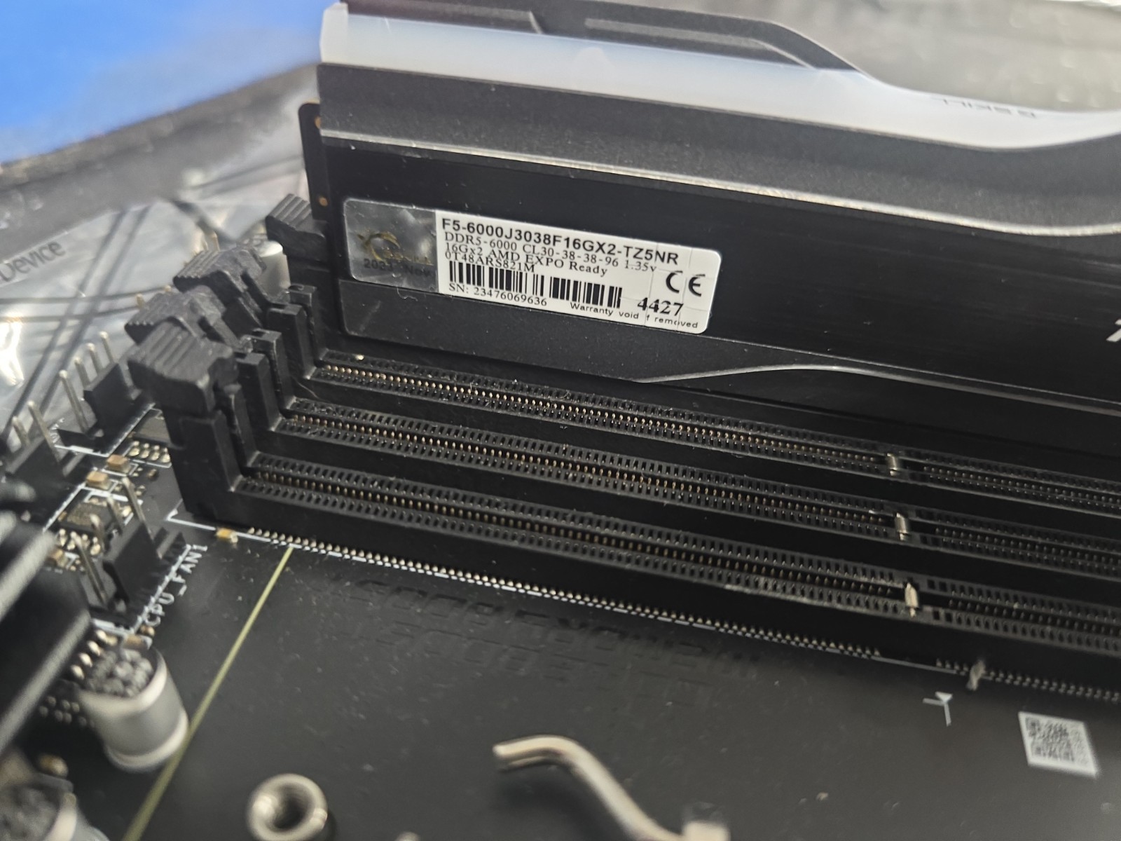 Combo – AMD Ryzen 7 7800x3d , MSI MAG B650 Tomahawk WiFi, 16 DDR5 6000 Trident Z