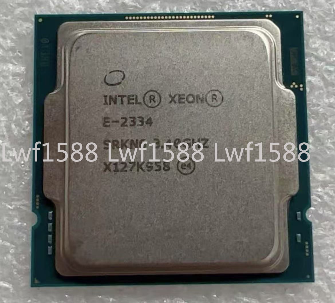 Intel Xeon E-2334 LGA-1200 3.40-4.80GHz 4-core 8MB 65W server CPU processor