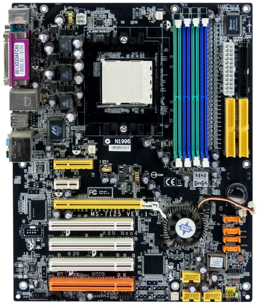 Mainboards MSI K8N Neo4 MS-7125 Ver:1 S.939 DDR Matx