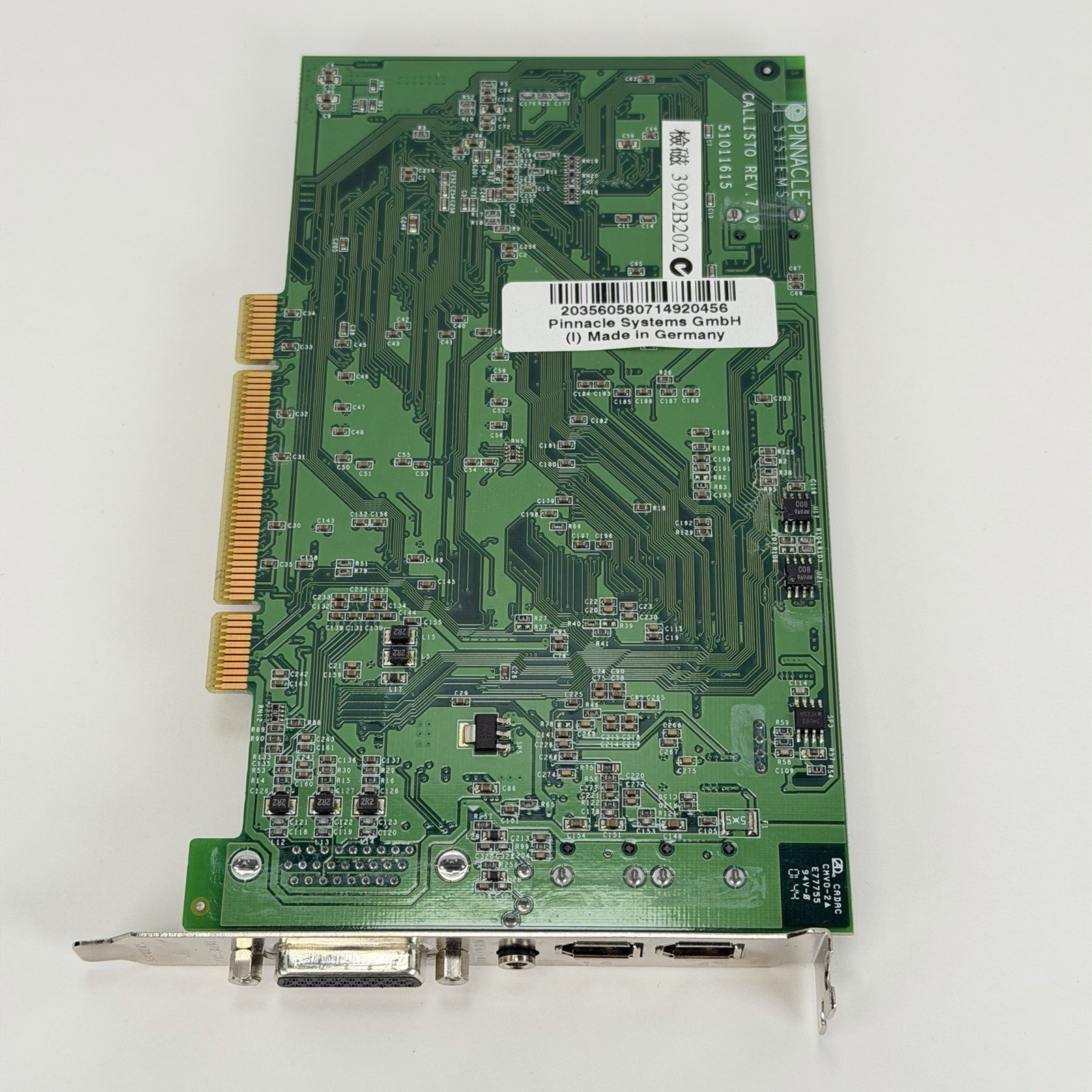 Pinnacle Systems Video Editing Capture Card Callisto 51011615 Rev 7.0