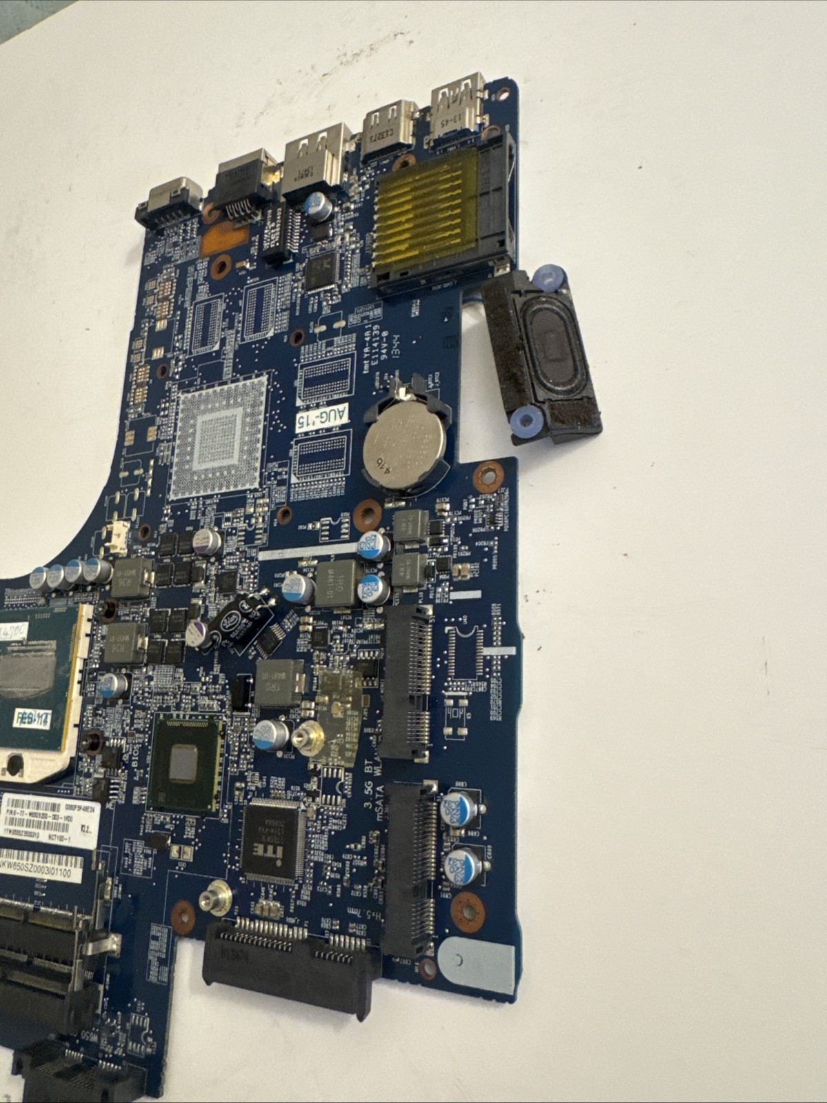 Sager Laptop Motherboard W650SZ Removed From A Working Unit!