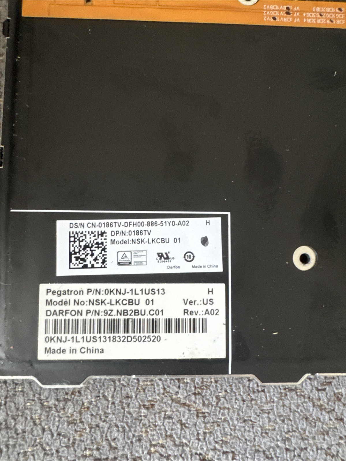 Dell Latitude 5420 5424 Rugged 7214 7424 Rugged Extreme Keyboard US Backlit