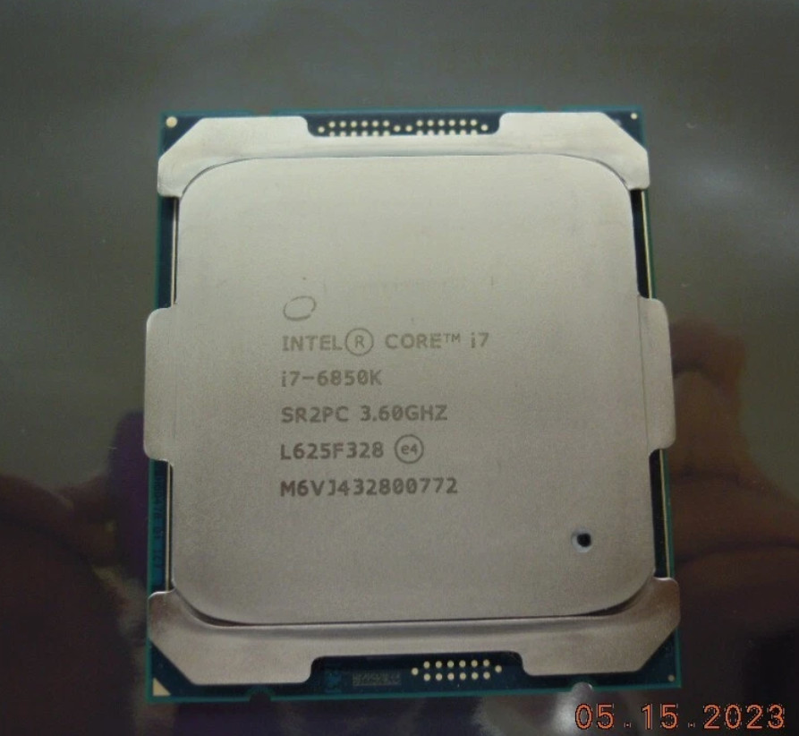 Intel Core i7-6850K 3.60GHz 6-Core SR2PC LGA2011-3 CPU Processor *Tested