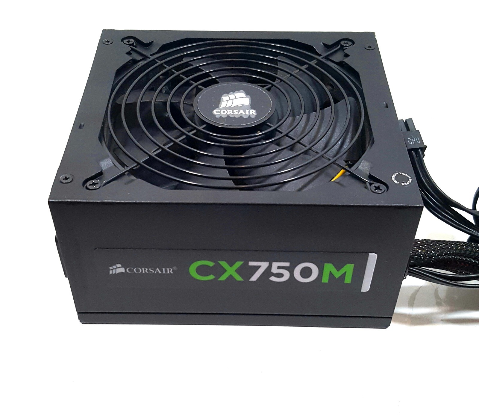 Corsair CX750M 75-002019 CP-9020061 750W Power Supply Works Tested Semi Modular