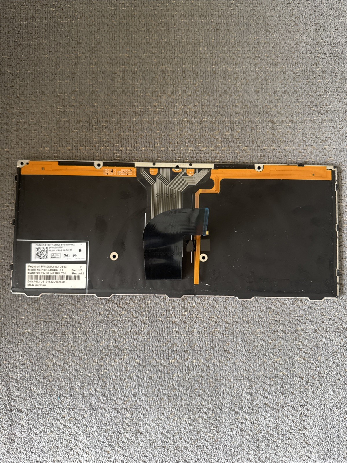 Dell Latitude 5420 5424 Rugged 7214 7424 Rugged Extreme Keyboard US Backlit