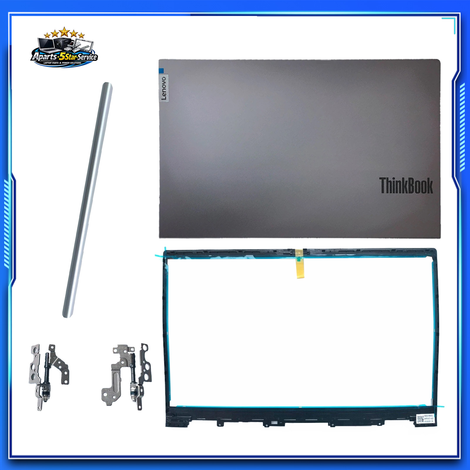 For Lenovo ThinkBook 15 G2 ITL ARE G3 ACL ITL Back Cover+Bezel+Hinges+H cover