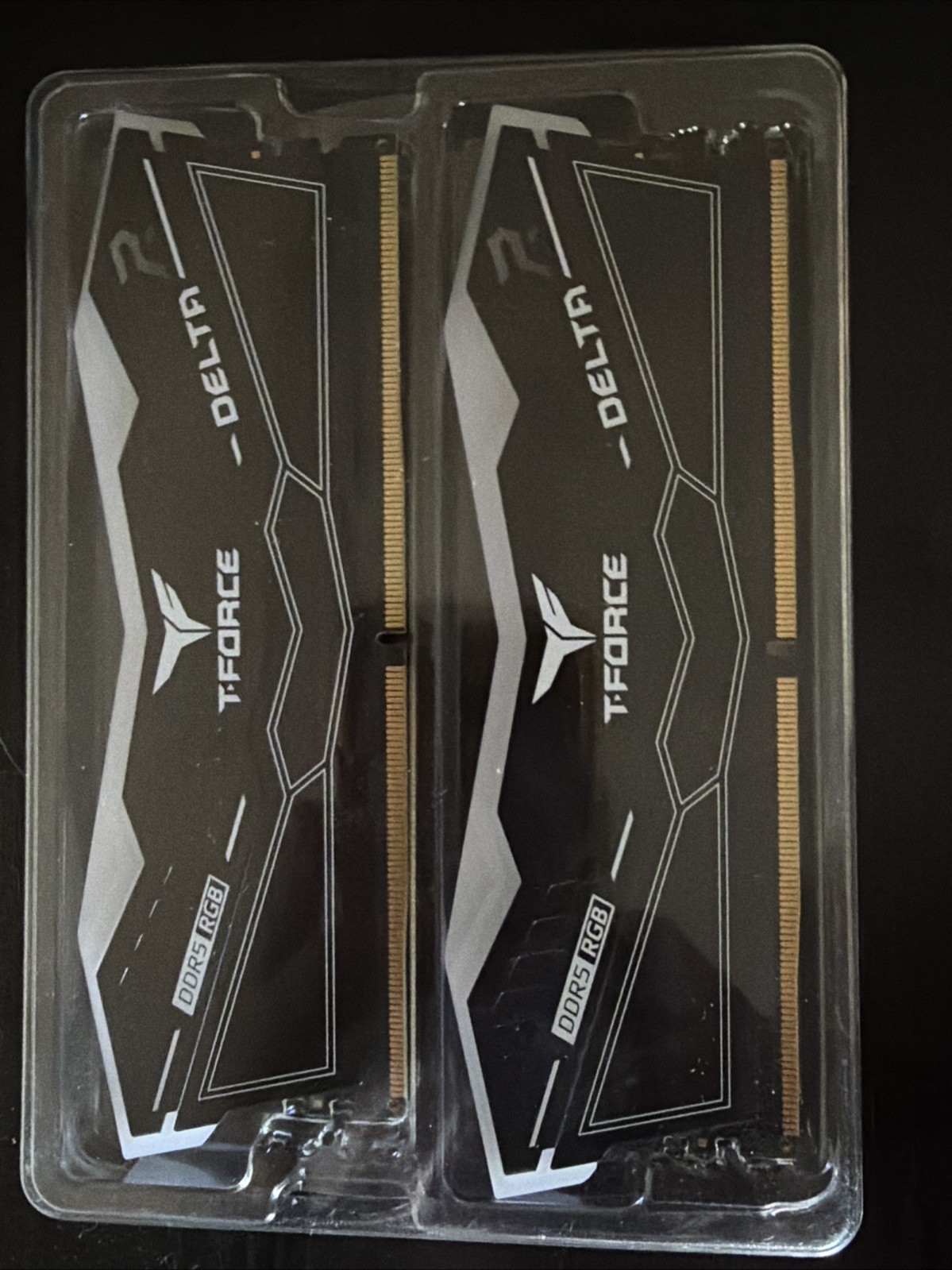 TEAMGROUP T-Force Delta RGB DDR5 RAM 32GB (2x16GB) 6000MHz CL38 Black