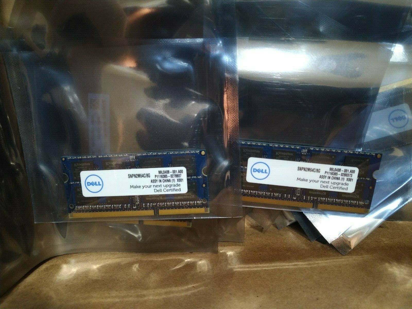 16GB Dell 2X8GB 2Rx8 PC3L-12800 DDR3L Sodimm SNPN2M64C/8G Kingston KN2M64-ETB