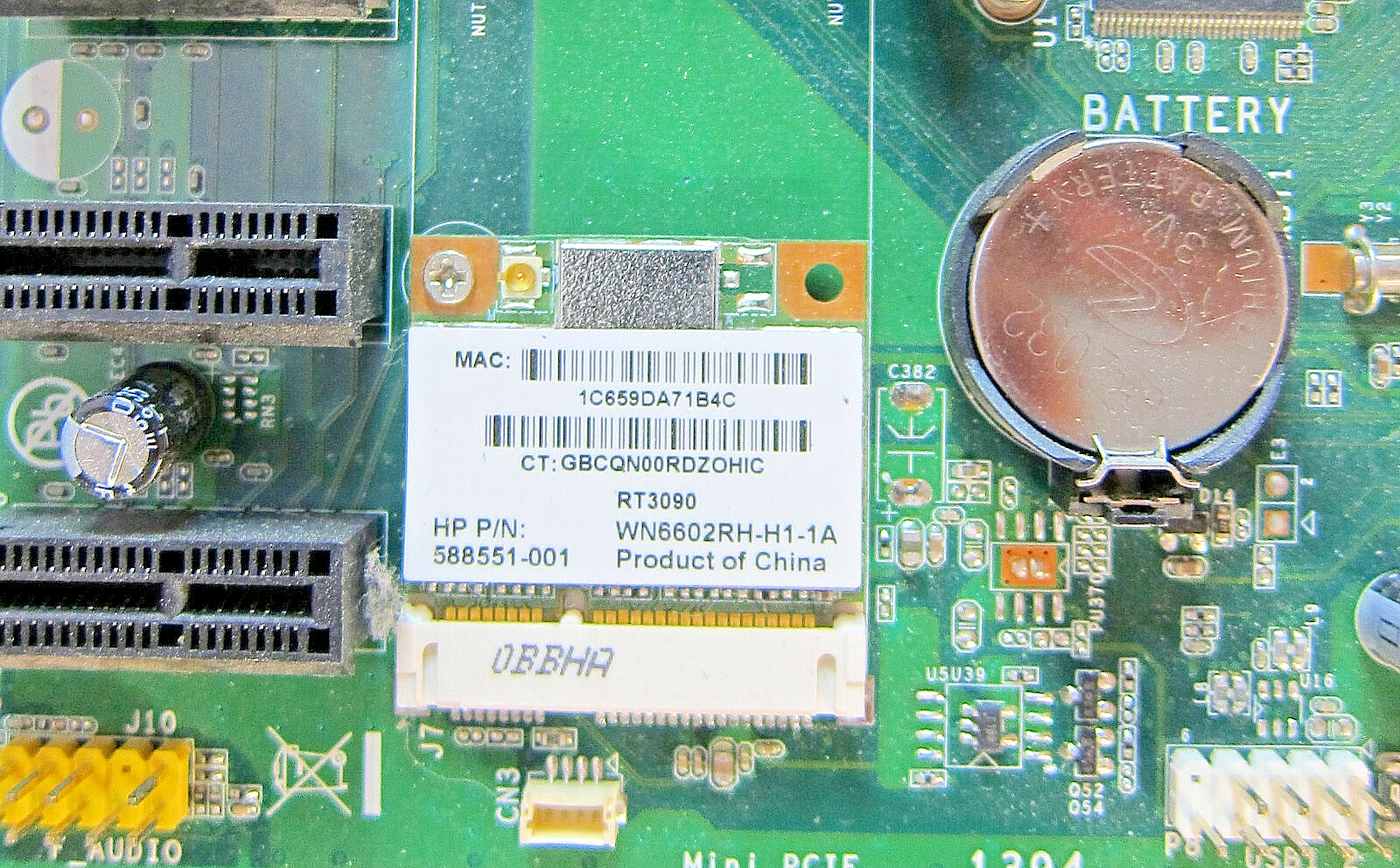 Genuine HP H-ALVORIX RS880-uATX w/ AMD Athlon II X4 640 3GHz CPU, 8GB RAM, WiFi
