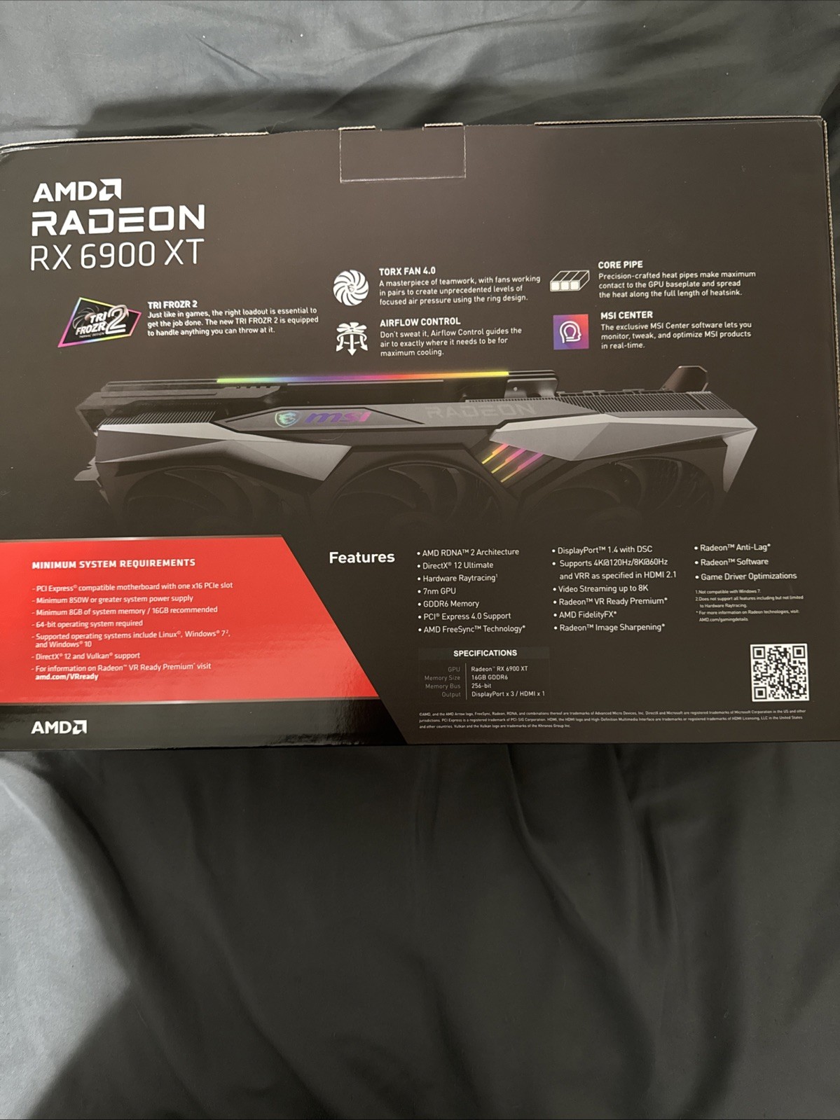 MSI Radeon RX 6900 XT 16GB Gaming X Trio