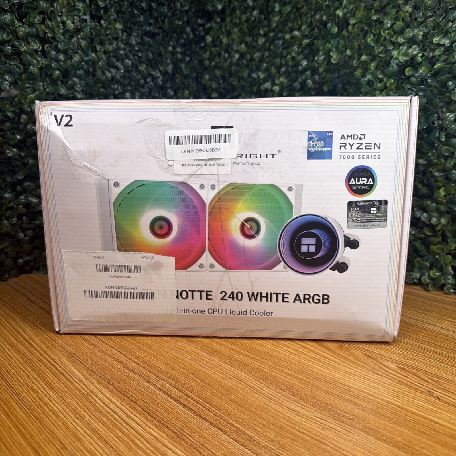 Thermalright Frozen Notte 240 V2 White ARGB AIO Liquid CPU Cooler
