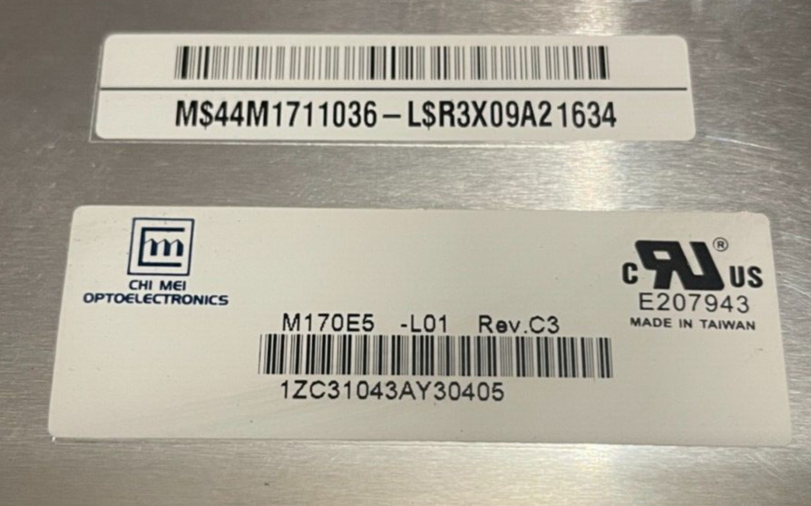 CHI MEI M170XW01 V1 17 INCH INDUSTRIAL LCD PANEL 1280X768