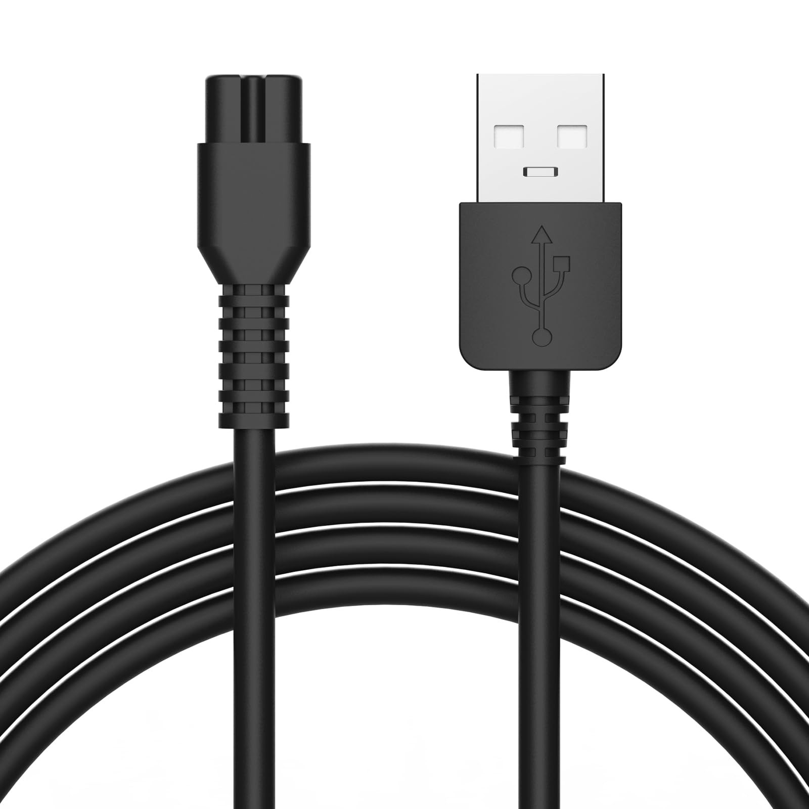 POPCHOSE Replacement USB Charging Cable, Charger Cord 1.35 meters, Black