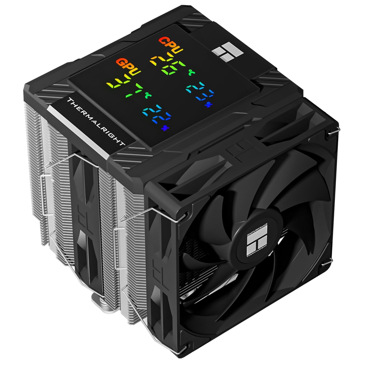 Peerless Assassin 120 Digital Black CPU Air Cooler with 6x6mm Heatpipes, Magn…