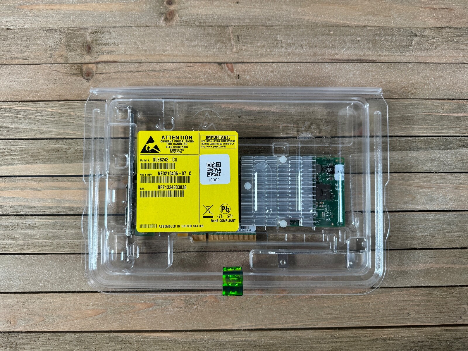 QLOGIC QLE8242-CU Dual Port 10gb PCIe Network Adapter Card