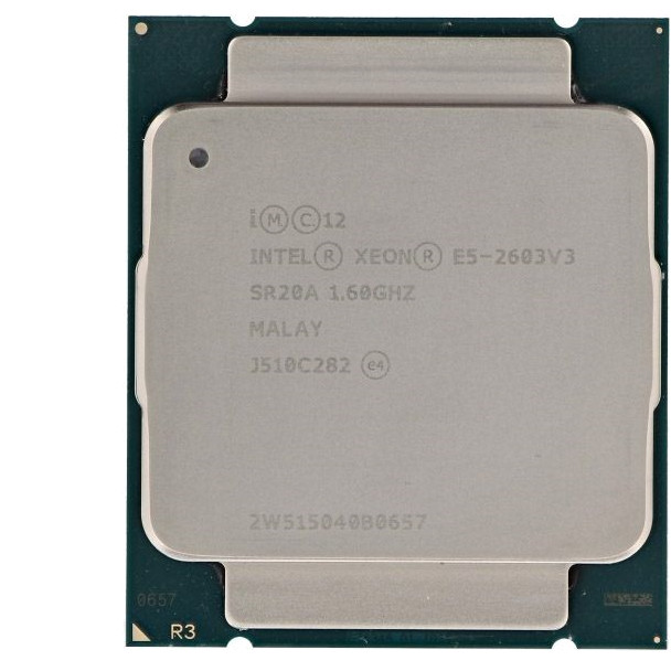 Intel Xeon E5-2603V3 6 Cores 1.6GHz 15MB 6.4 GT/s 85W LGA 2011-3 (SR20A)