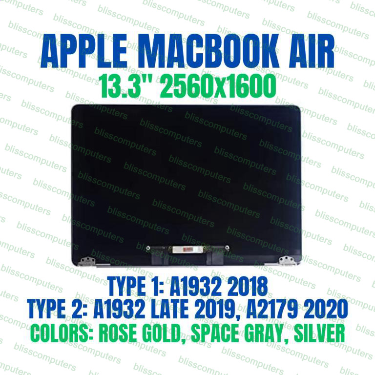 Apple Macbook Air Retina 13″ 2020 A2179 Silver LCD Display Full Screen Assembly