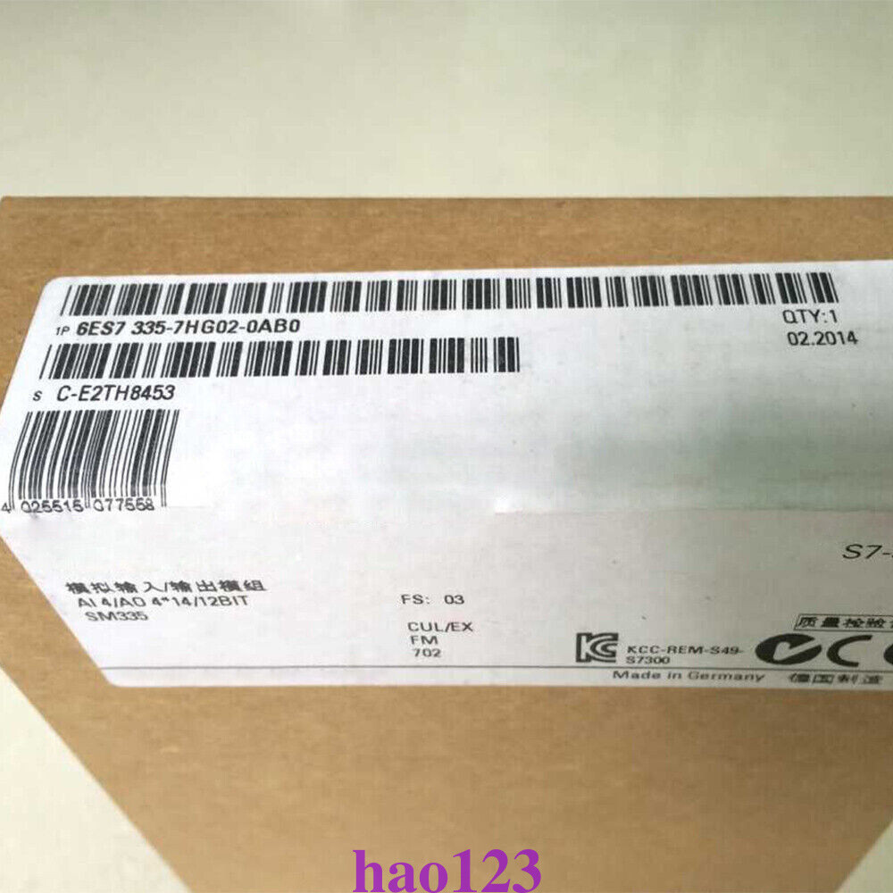 Module in Box 6ES7335-7HG02-0AB0 For Siemens 6ES7 335-7HG02-0AB0 DHL/FedEx