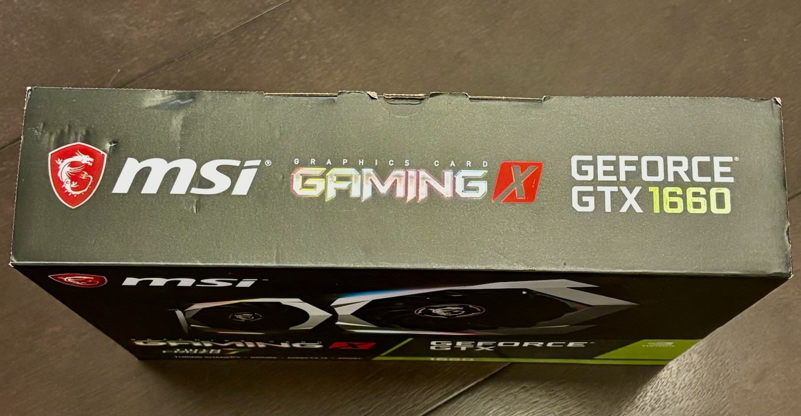 MSI GeForce GTX 1660 GAMING X 6G GDDR5 Twin Frozr 7 V379 Used Box And All Papers